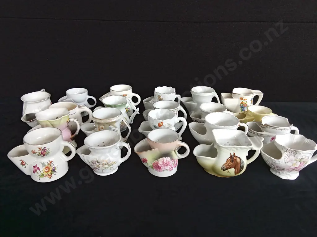ASSORTED SHAVING MUGS X 21 Image 1++