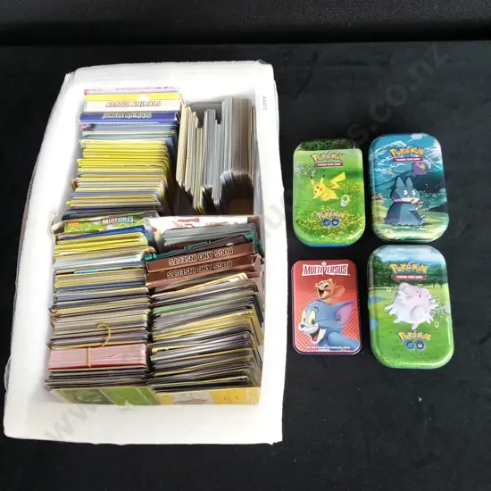 SELECTION OF POKEMON CARDS AND OTHER CHILDRENS CARD GAMES