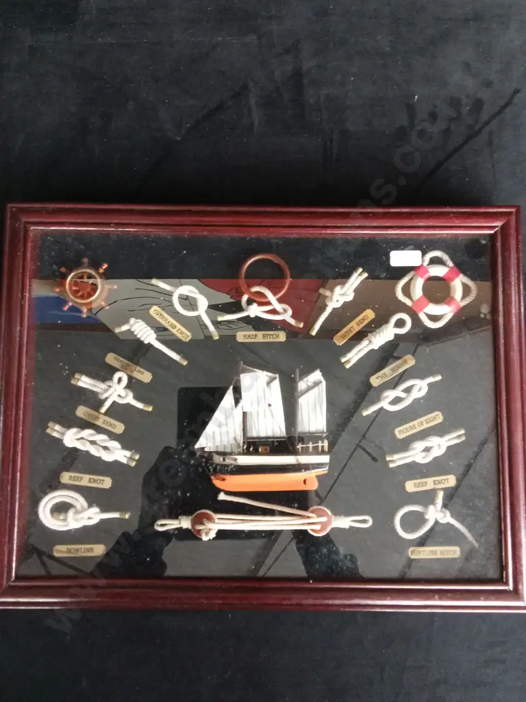 VINTAGE NAUTICAL FRAMED PICTURES Image 1++