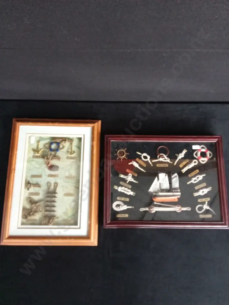 VINTAGE NAUTICAL FRAMED PICTURES Image 1++