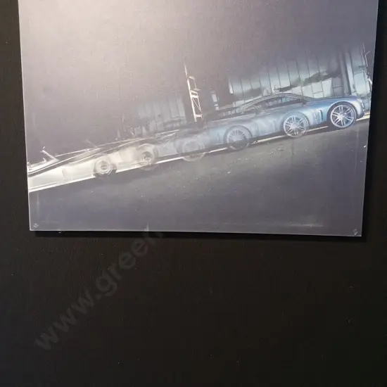SET OF 2 CAR PHOTOS ON CANVAS