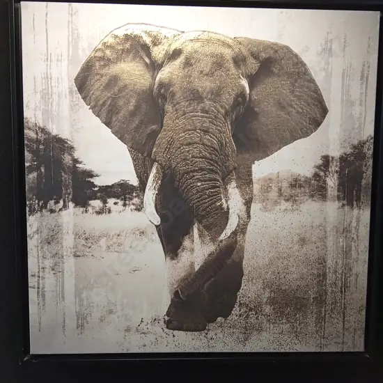 LARGE FRAMED CANVAS PRINT 79 X 79 CM APPROX