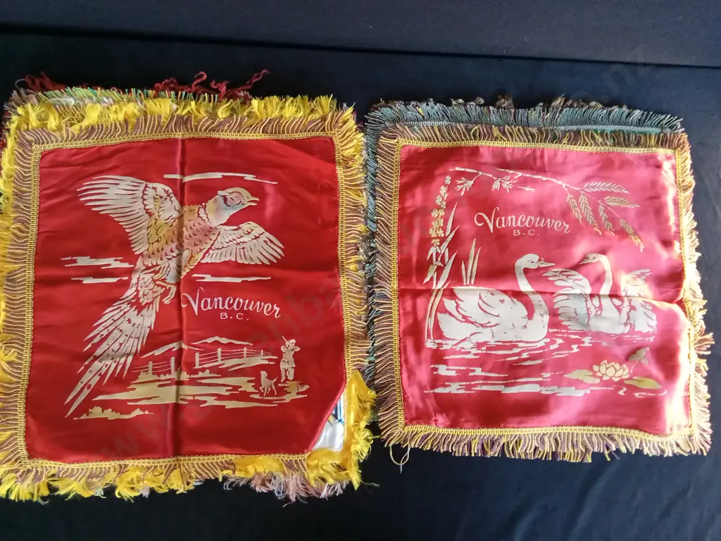 CUSHION COVERS FROM AROUND THE WORLD X 16 AND HAWAII FLAG Image 1++