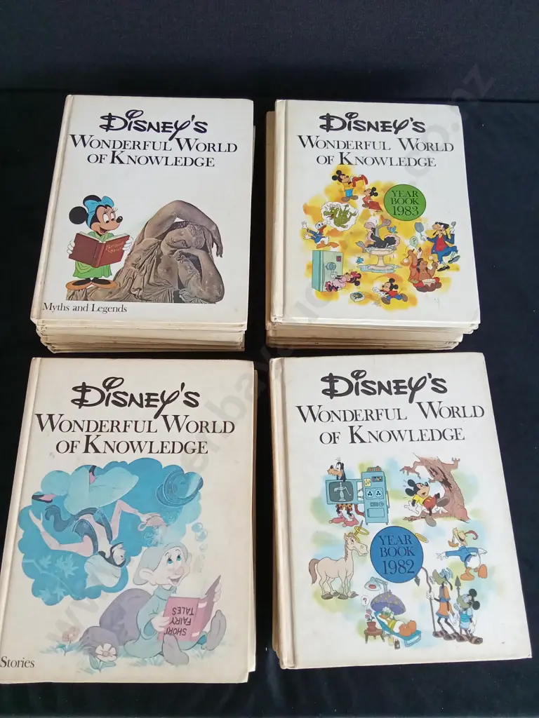 DISNEY'S WORLD OF KNOWLEDGE ENCYCLOPAEDIAS X 24 BOOKS Image 1++