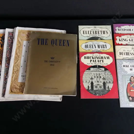 7 VINTAGE ROYAL BOOKS