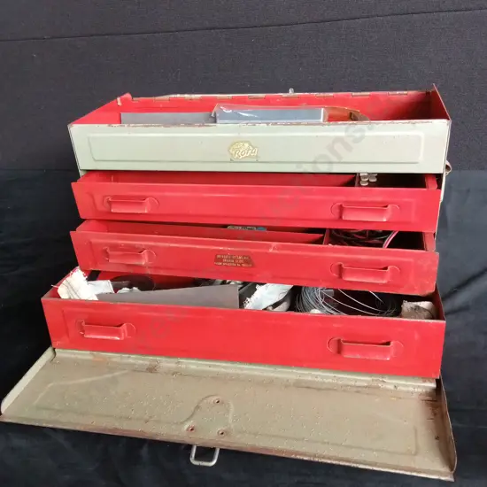 VINTAGE ROTA TOOLBOX 46CM WIDE