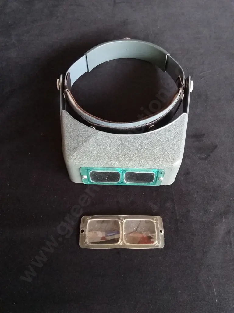 VINTAGE OPTIVISOR BINOCULAR MAGNIFIER Image 1++