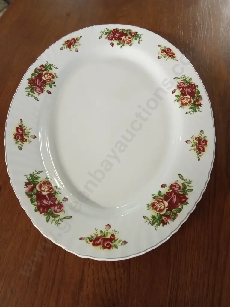 ENGLISH GARDEN DINNER PLATE AND BOWL 18 PIECE SET Image 1++