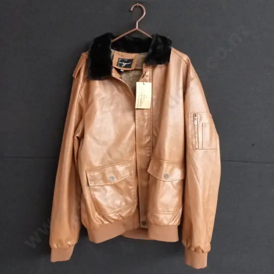 DIXON LEATHER JACKET SIZE XXL