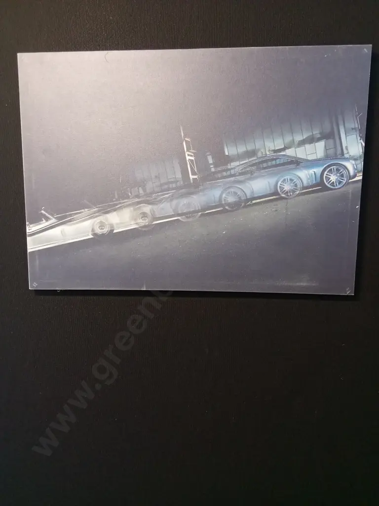 SET OF 2 CAR PHOTOS ON CANVAS Image 1++