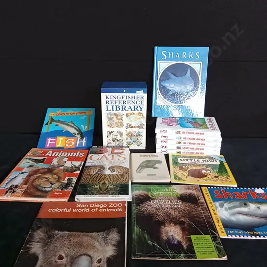 ASSORTED KIDS ANIMALS BOOKS X 9 KINGFISHER LIBRARY AND GREAT STORIES FOR KIDS