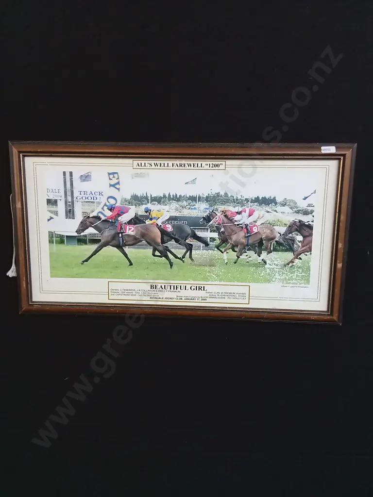 FRAMED IMAGE OF ALL'S FAREWELL "1200" Image 1++