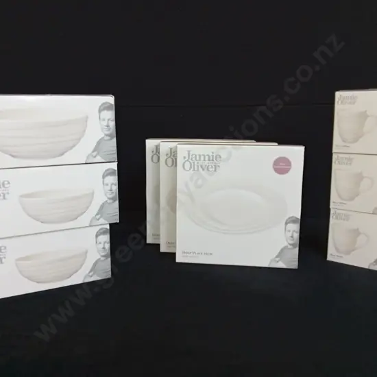 JAMIE OLIVER BOWLS PLATES AND MUGS