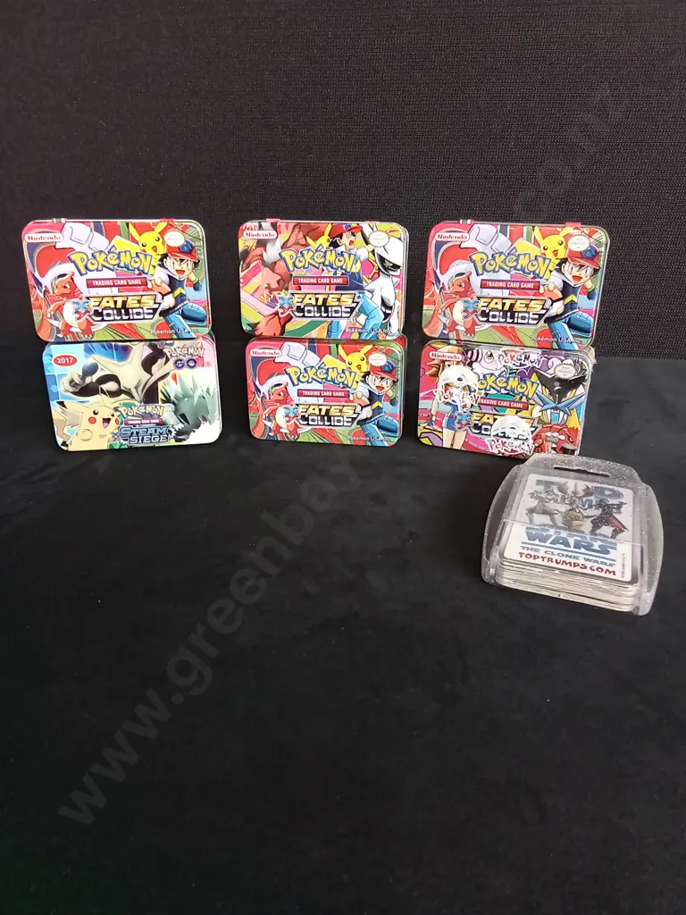 6 POKEMON FATES COLLIDE TINS AND TOP TRUMPS STAR WARS Image 1++