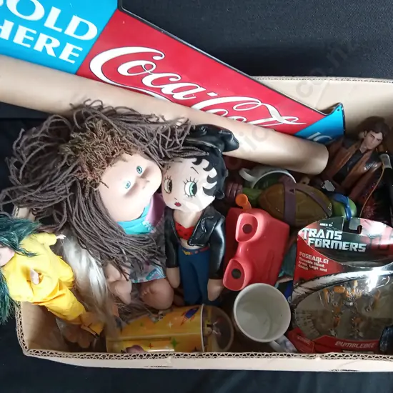 BOX OF ASSORTED TOYS