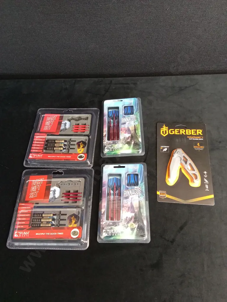 DART SETS X 4 AND A POCKET KNIFE Image 1++