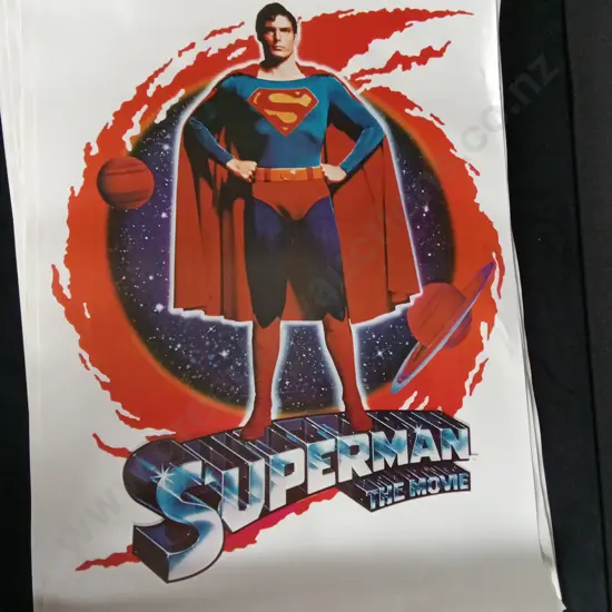 ORIGINAL 1978 SUPERMAN THE MOVIE POSTERS X 11