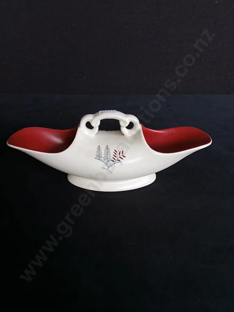 CROWN DEVON LEAPING DEER TWIN-HEADED VASE Image 1++