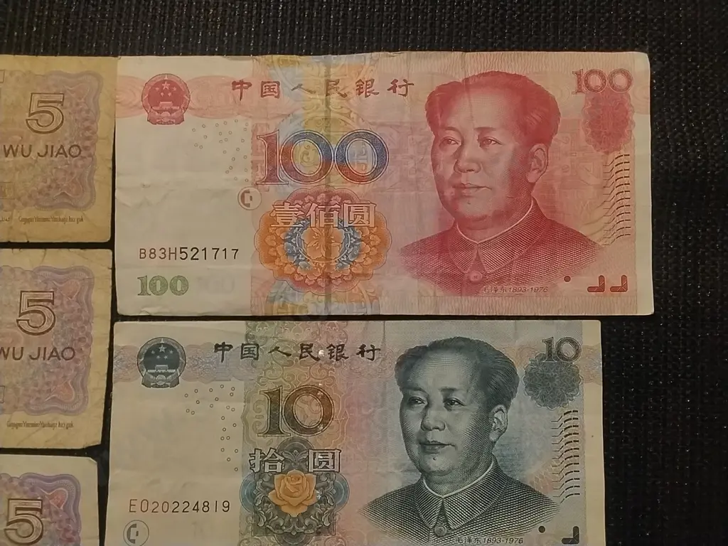 COLLECTION OF VINTAGE CHINESE YUAN AND JIAO BANK NOTES X 9 Image 1++
