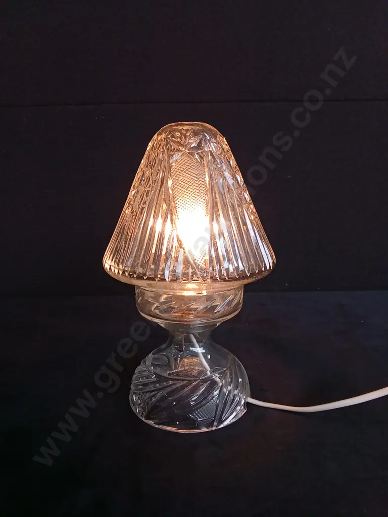 RETRO GLASS MUSHROOM LAMP Image 1++