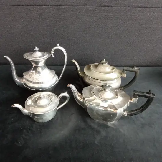 SILVER PLATED TEAPOTS
