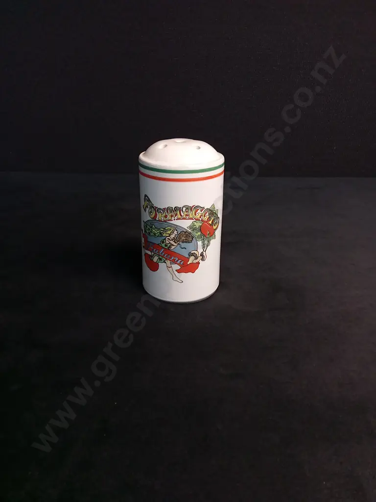 VINTAGE CERAMIC FORMAGGIO ITALIANA GRATED CHEESE SHAKER Image 1++