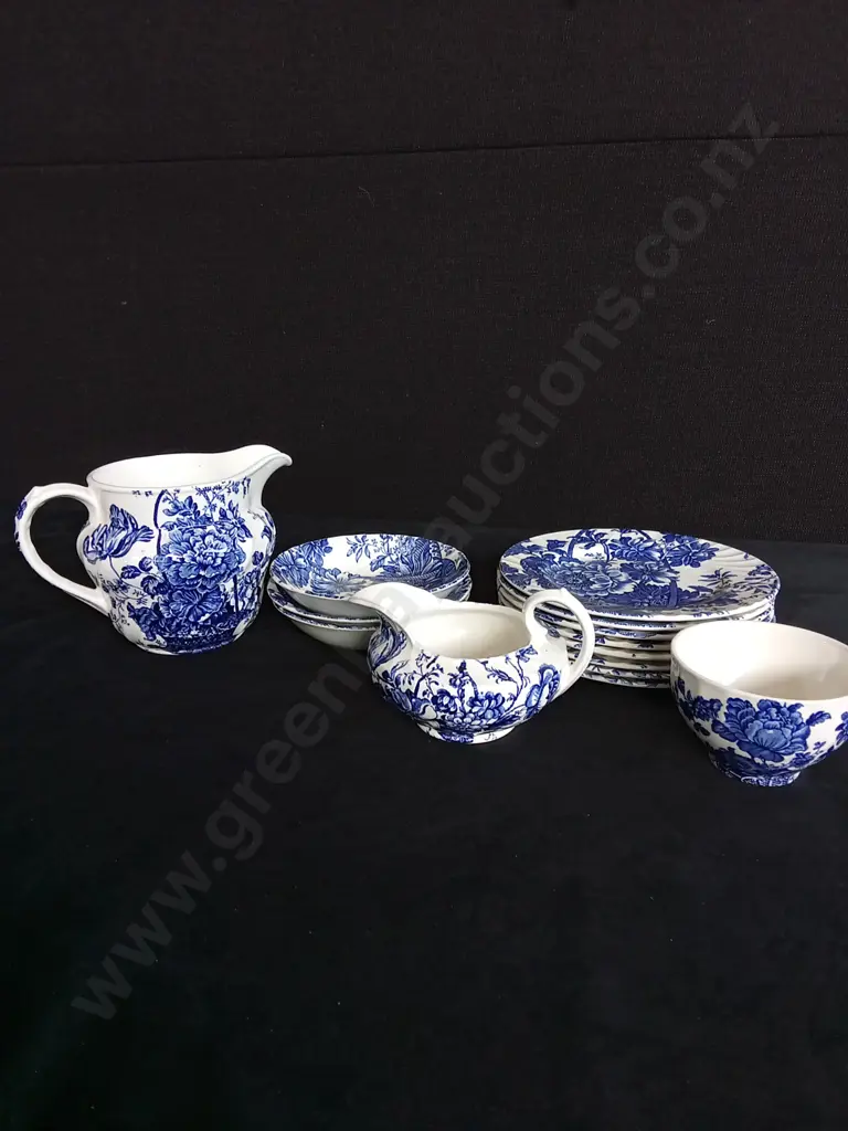 ROYAL CROWN FORD BURLEIGH TEA SET Image 1++