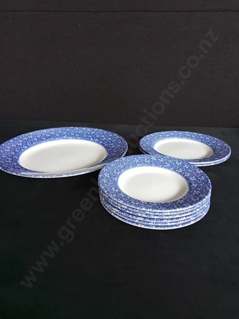 SPODE PLATE SET X 9 Image 1++