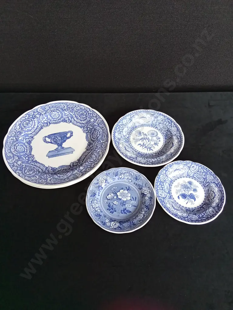 SPODE BLUE ROOM COLLECTION PLATES X 6 Image 1++