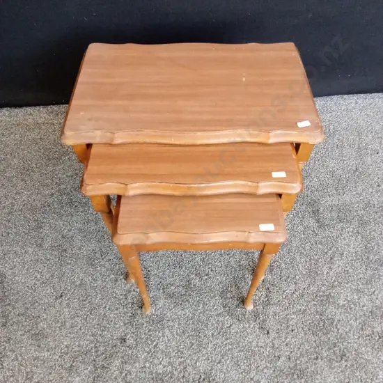 WOODEN NESTING TABLES