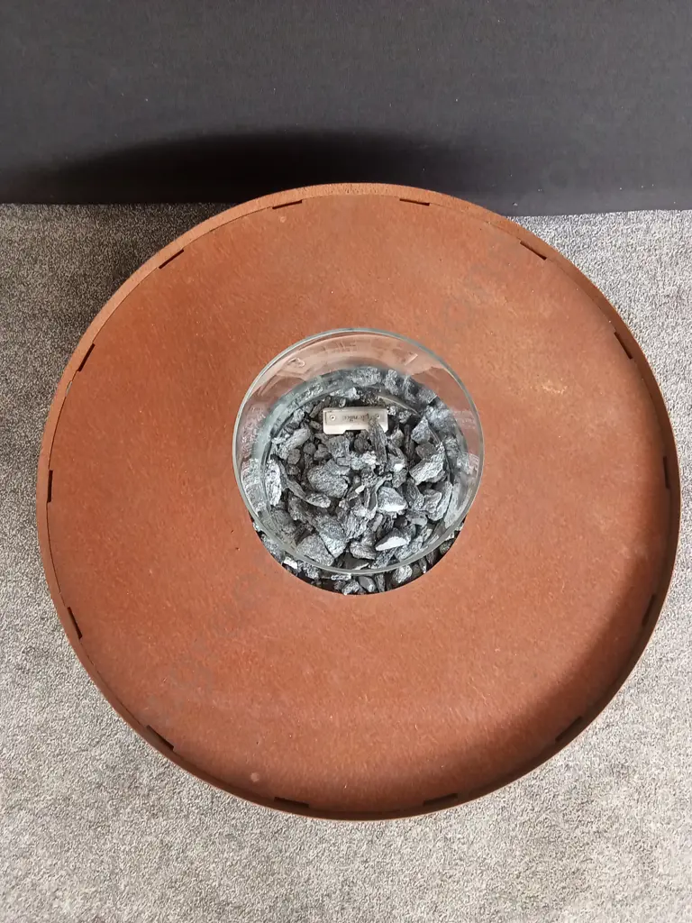 NEW CORTEN STEEL FIRE PIT BY PLANIKA ,GALIO STAR CORTEN MODEL RETAILS OVER $9000 Image 1++