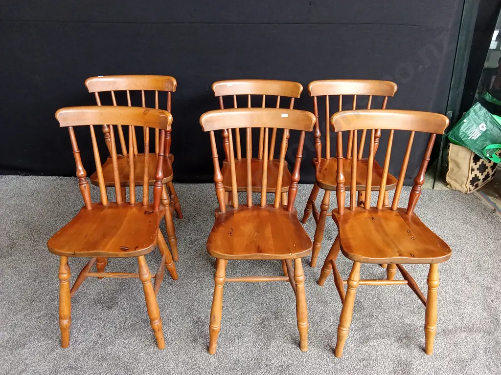 HANDMADE NATIV3 TIMBER DINING SETTING BY ZYLSTRA MANUFACTURING 1980, VERY SOLID WITH 6 CHAIRS L171CM H76CM D95CM Image 1++