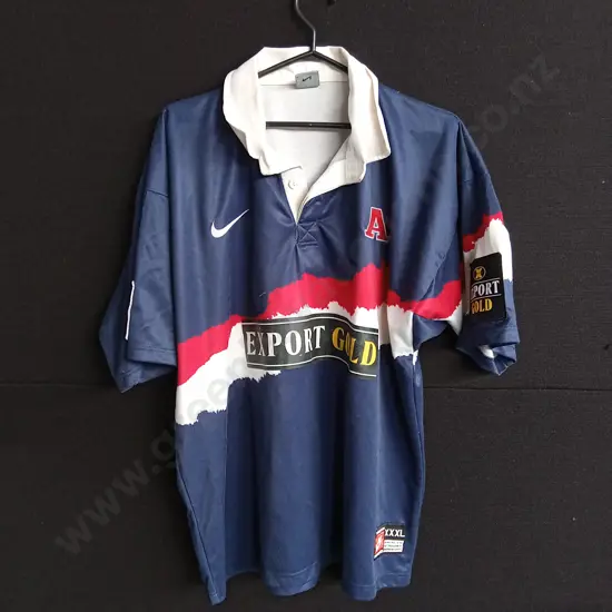 VINTAGE 1997 AUCKLAND RUGBY UNION NPC JERSEY SIZE XXXXL