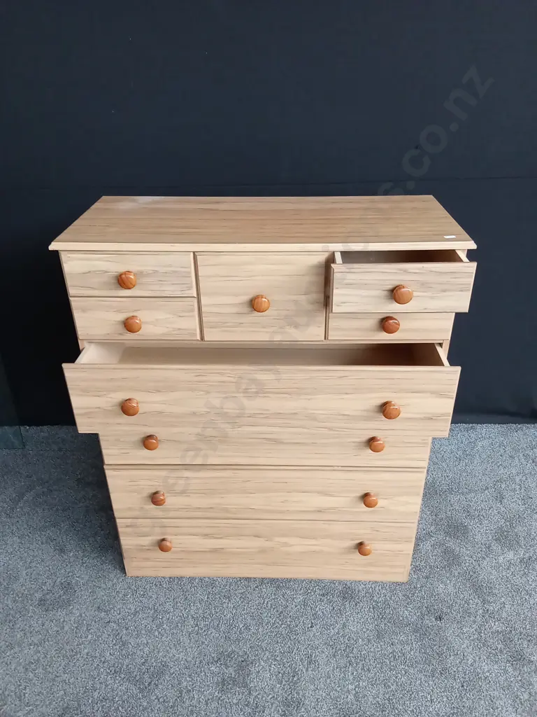 WOODEN CHEST OF DRAWERS H113.5CM D45CM L94CM Image 1++