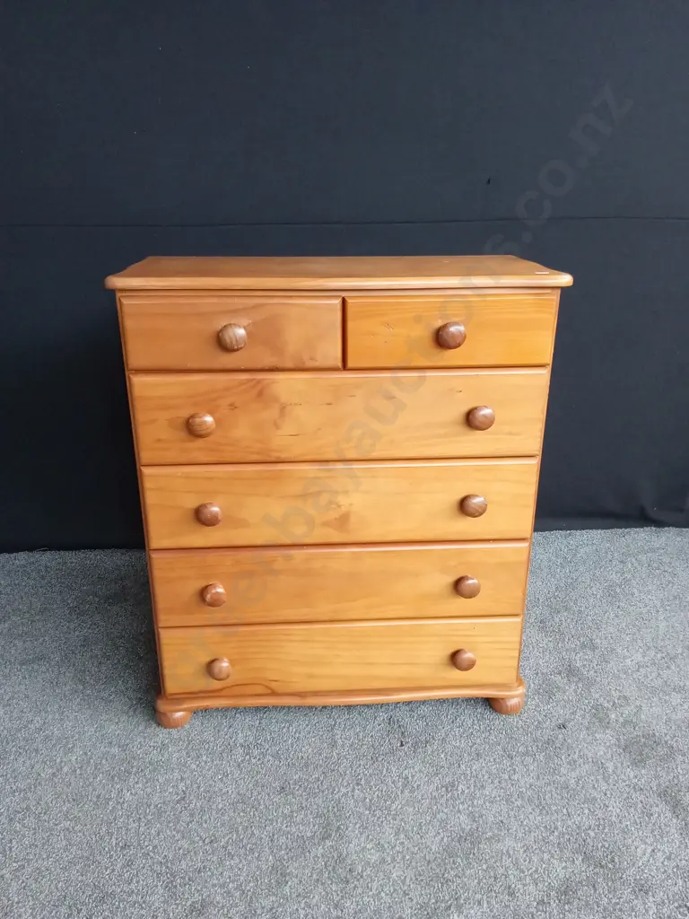 WOODEN CHEST OF DRAWERS L88CM D42CM H102.5CM Image 1++