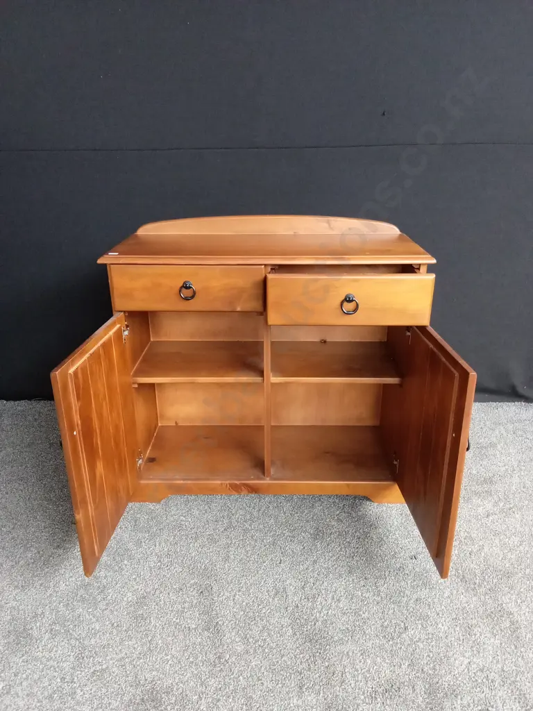 WOODEN CABINET H82CM L92CM D37CM Image 1++