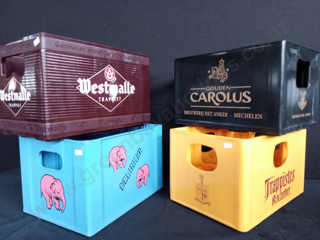 BELGIUM BEER CRATES X 4 Image 1++