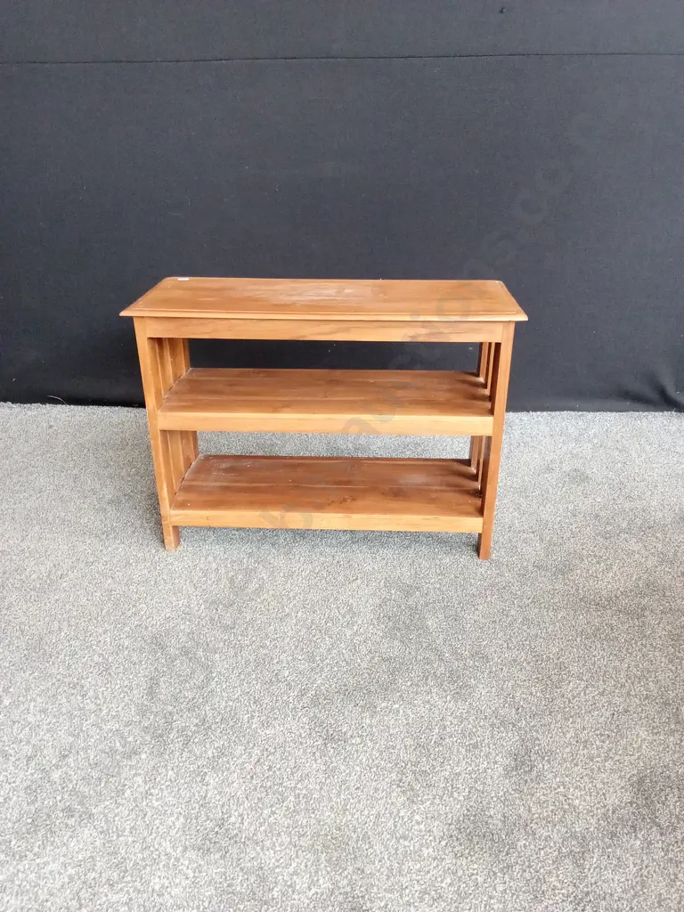 WOODEN LOW BOOKCASE H60CM D32CM L82CM Image 1++