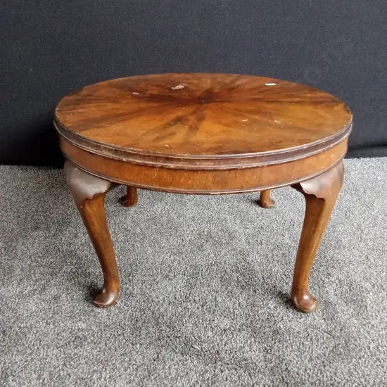 ROUND WOODEN COFFEE TABLE