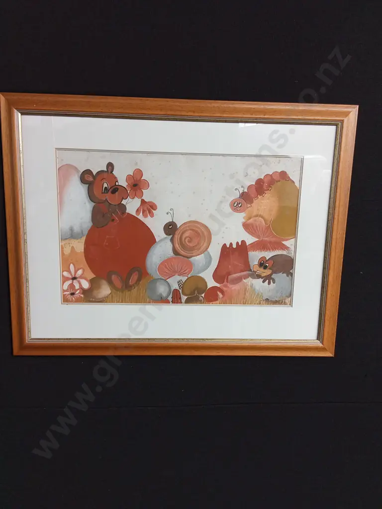 ORIGINAL ARTWORK, FRAMED H 580CM W 740CM Image 1++