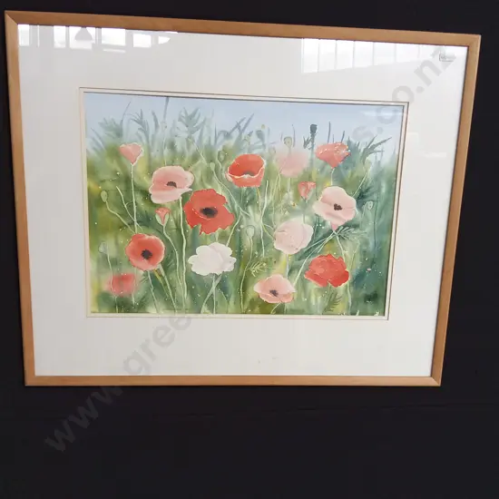 WATER COLOUR FRAMED PAINTING - MARLENE MILVERTON 1990