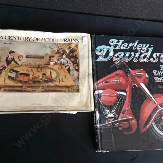 HARLEY DAVIDSON AND A CENTURY OF MODEL TRAINS BOOKS
