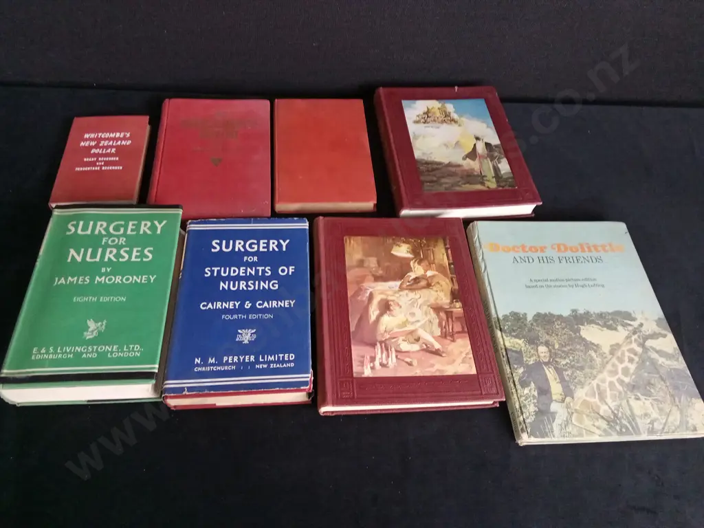 8 ANTIQUE BOOKS Image 1++