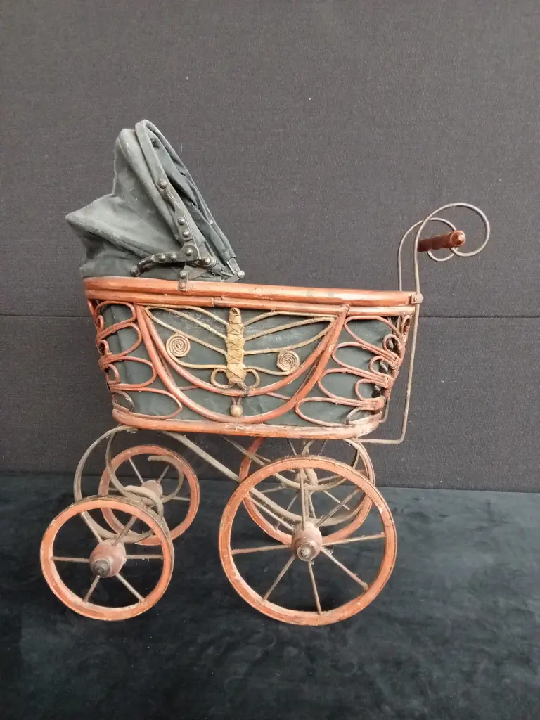 ANTIQUE VICTORIAN BABY DOLL CARRIAGE Image 1++