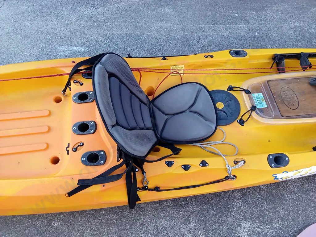 VIKING PROFISH 400 FISHING KAYAK INCLUDES GARMIN ECHO 101 FISH FINDER, 2 PIECE PADDLE, TROLLEY AND SEATBACK Image 1++