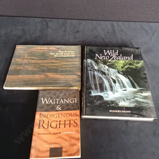 2 NEW ZEALAND BOOKS AND 1 AUSTRALIAN BOOK