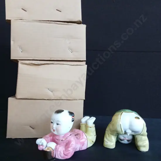 6 SETS OF CHINESE PORCELAIN FIGURINES