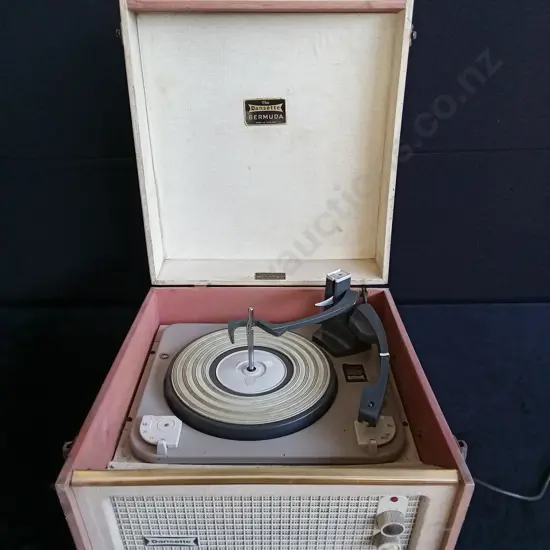 60S DANSETTE BERMUDA RECORD PLAYER (WORKING)