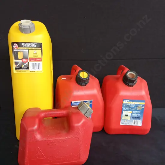 4 FUEL CANS