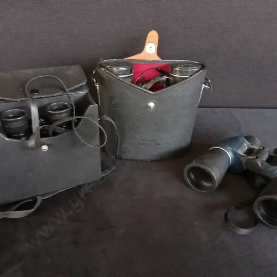 3 PAIRS OF BINOCULARS